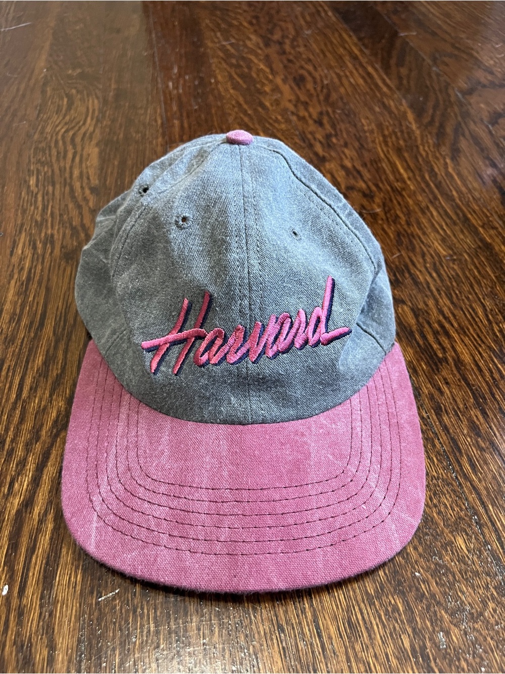 Vintage Harvard Two-Tone Cap
